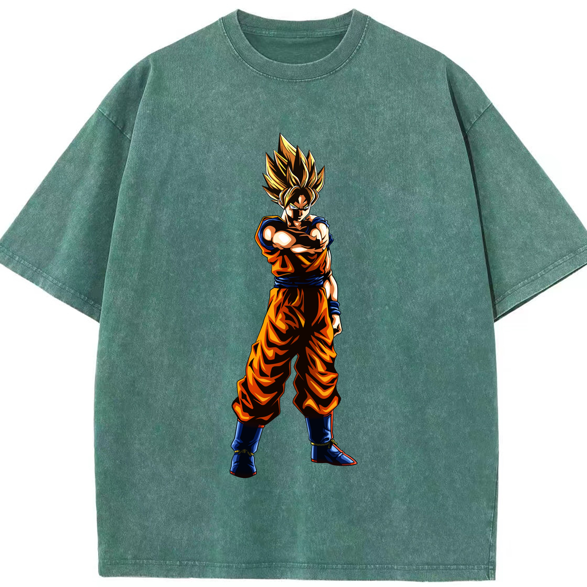 （画像用） ドラゴンボール 孫 悟飯（そんごはん）DRAGON BALL Son Gohan 綿100% ヴィンテージ風 半袖Tシャツ（フロントプリント）
